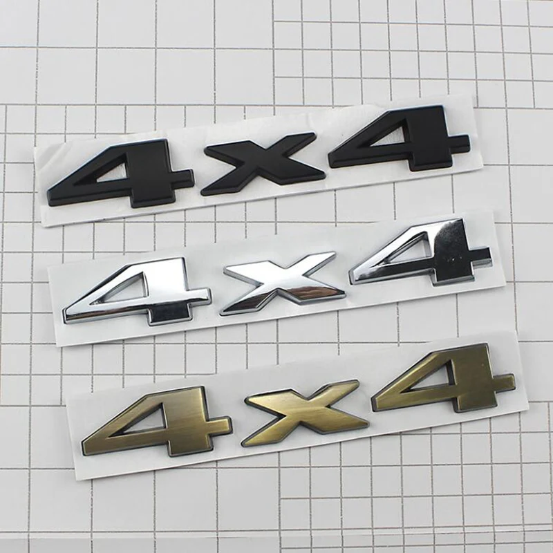 

3D 4x4 Four Wheel Drive Car Sticker for Frod Bmw Lada Honda Audi Toyota Logo Emblem Badge Decals Car Styling Accessories