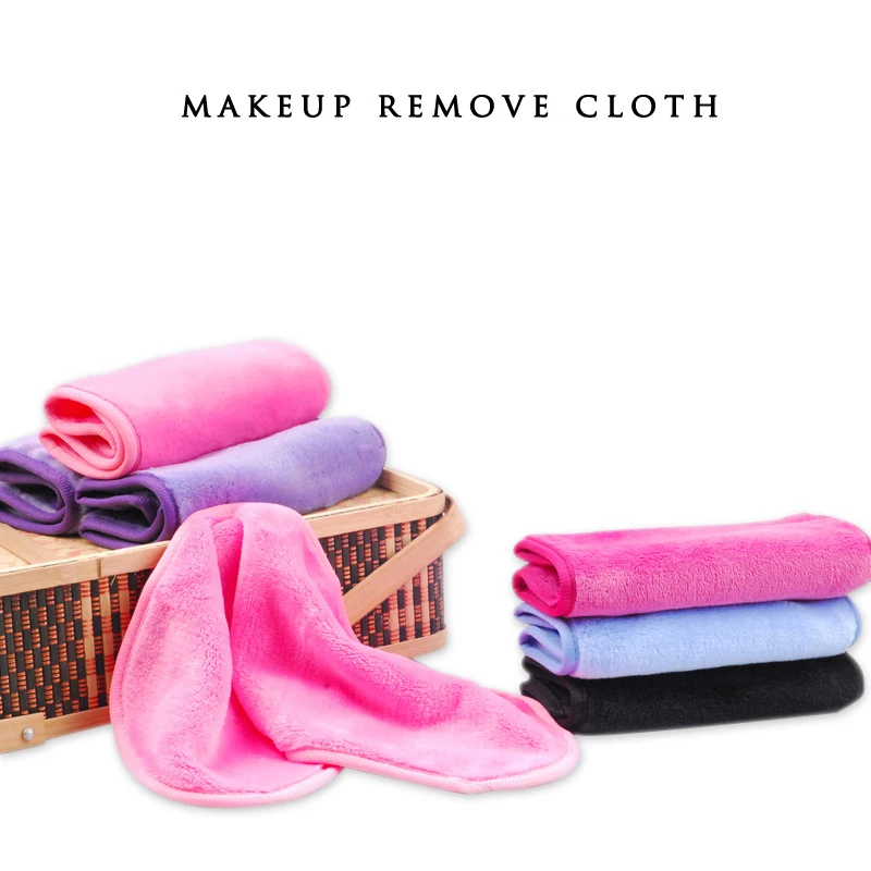 9 цветное полотенце из микрофибры для снятия макияжа лица тканевые прокладки
