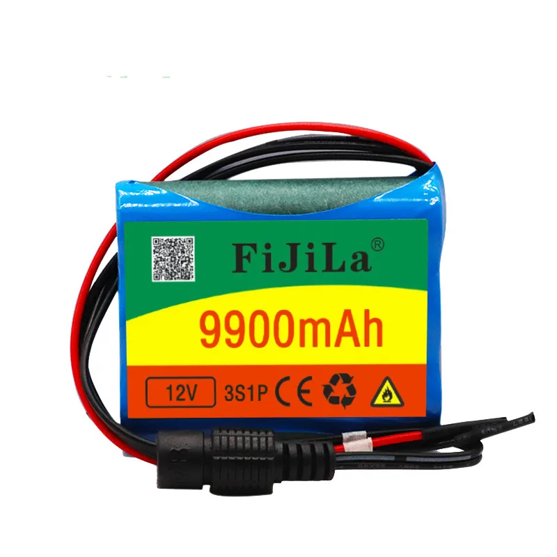 100% новый 12 В 9900 мАч 3S1P Аккумулятор Au литиево-18650 батарея литиевая упаковка