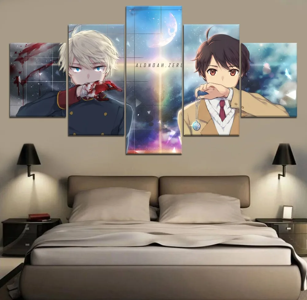 Холст HD печати плакатов 5 шт. аниме альдноа Зеро живопись современного искусства