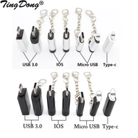 tingdong for iphone type c adapter to micro usb usb 3 0 type c for iphoneandroid data cable converter adapter