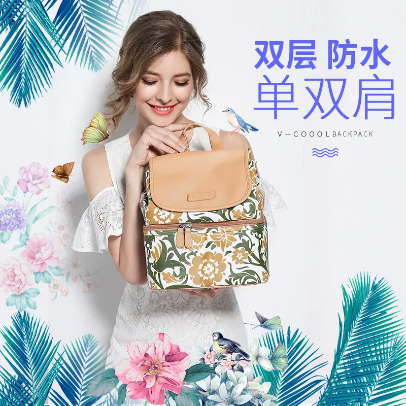 Стеганая водонепроницаемая сумка Оксфорд 600D ланч бокс алюминиевая фольга ковш