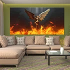 Дьявол и ангел любовь черное белое перо Крылья Ангела Холст Картина на стену HD печать плакат на картинках рамка для домашнего декора