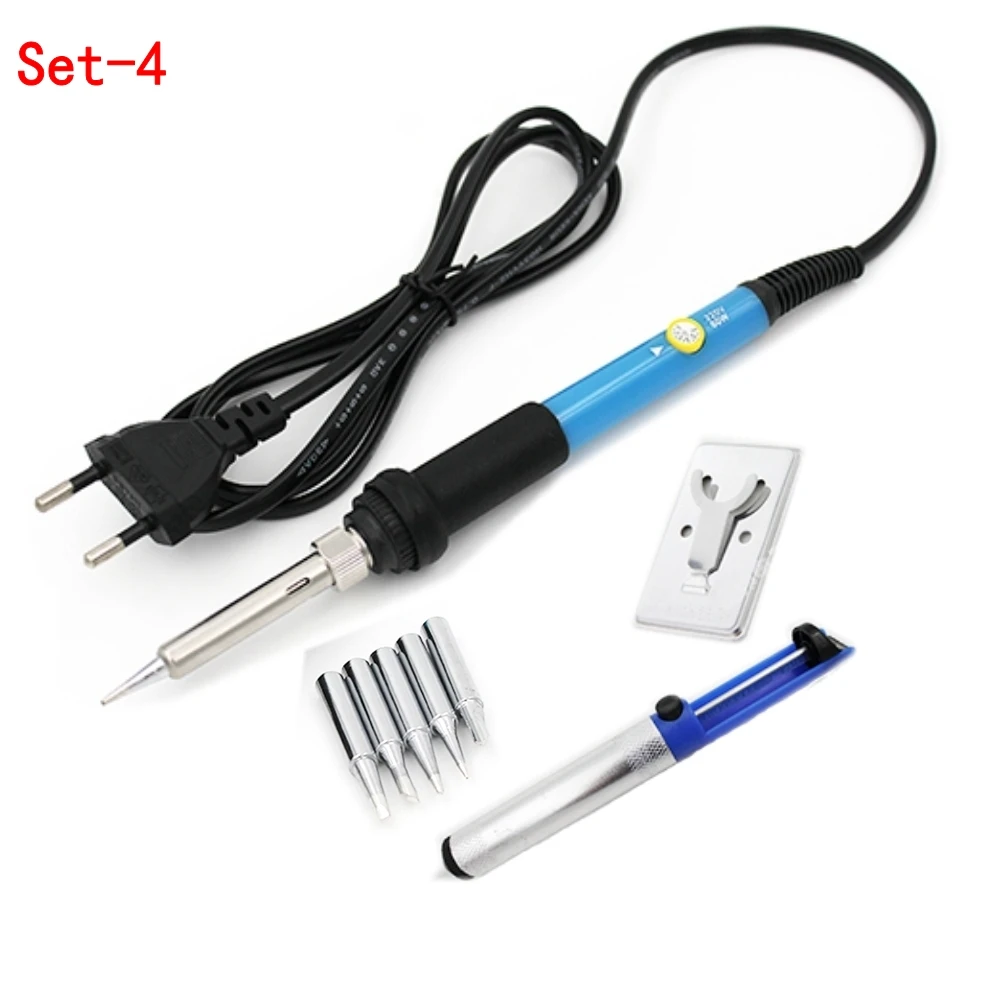 Electric Soldering Iron 220v 110v 60w Temperature Adjustable Solder Station Welding Repair Tool Mini Handle Heat Pencil Gun