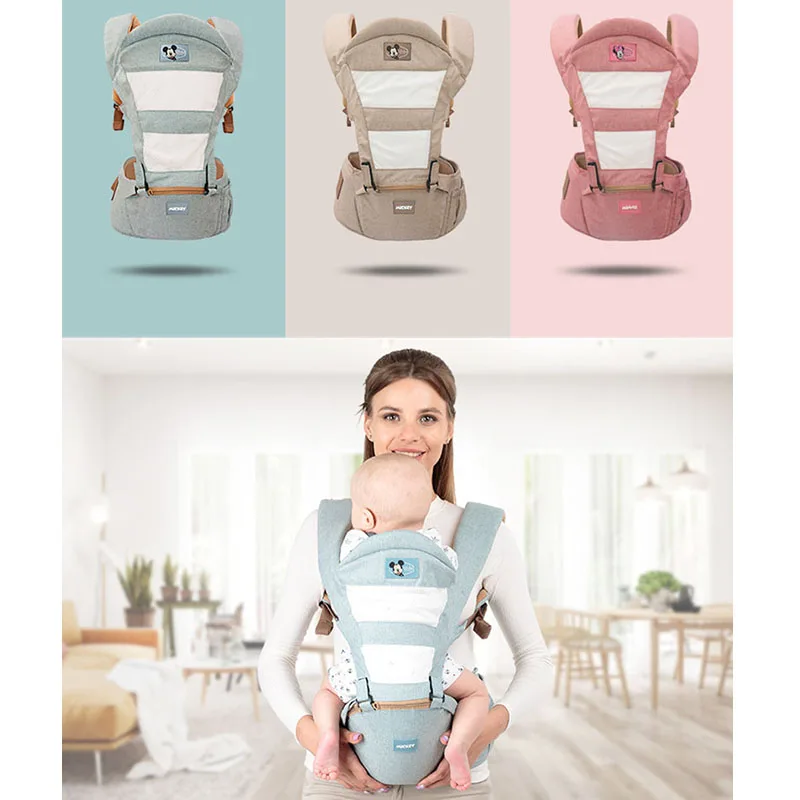 Disney Ergonomic Baby Carrier Multifunction Backpack Kid Carriage Toddler Baby Sling Wrap Suspenders Breathable Infant Carrier