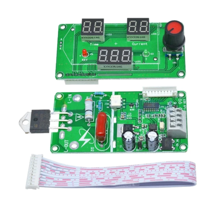 

LED Electronic Digital Tube Single Pulse Spot Welder Control Module Trigger Switch For DIY Battery Welder