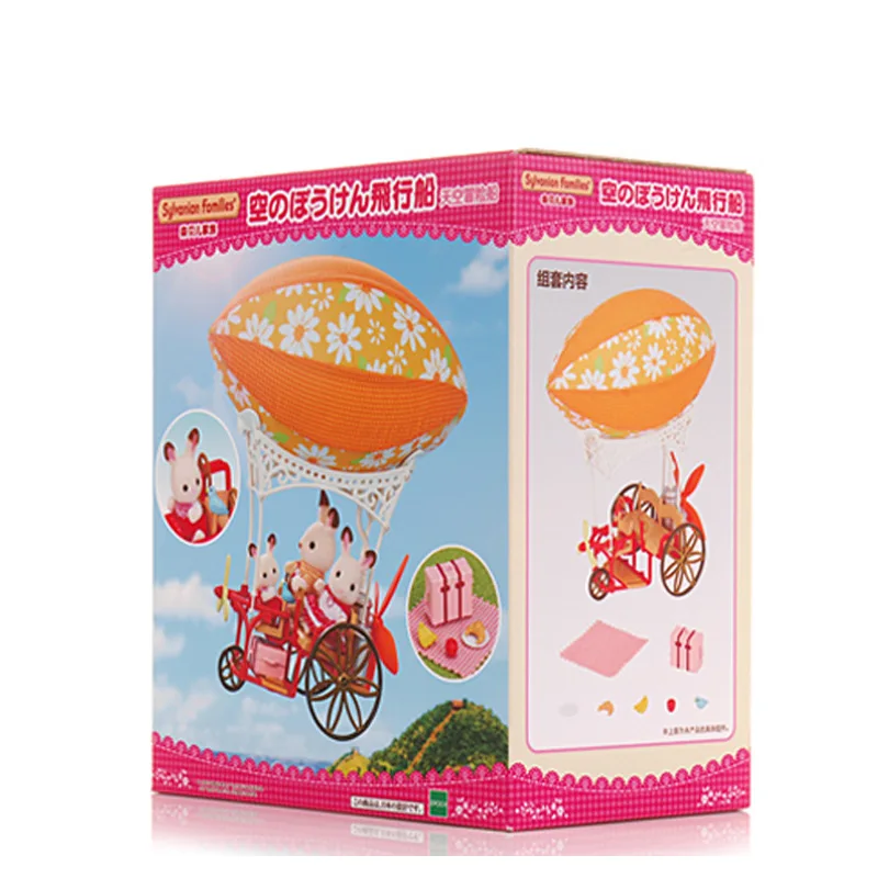 Аксессуары для кукольного домика Sylvanian Families Sky Adventure Airship без цифр подарок девочки