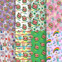 2033cm cartoon watermelon faux synthetic leather fabric for bow knot bags wallet earring phone case scrapbook diy1yc16464