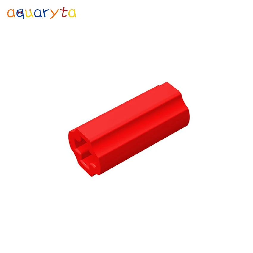 Aquaryta 100pcs 1x2 Cross Shaft Connector Technology Building Block Part Compatible 59443 DIY Assemble Particle Toy for Children - купить по