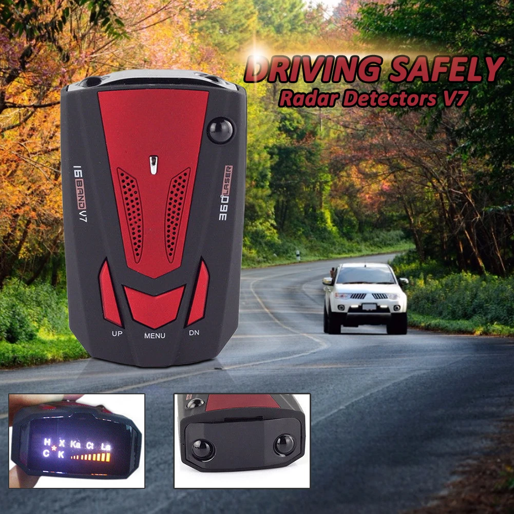 

Radar Detector 360 Degree Detection Radar Detectors LED Display for Cars Voice Alert and Car Speed Alarm System Radar Detector