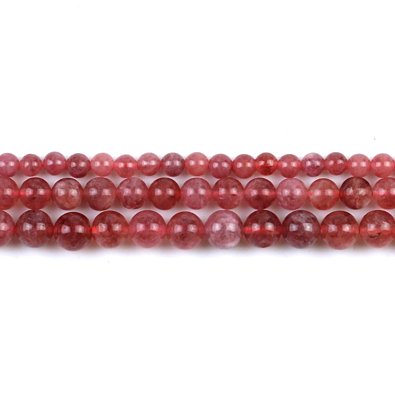 Бусины из натурального камня в виде клубники ангела нефрита круглые бусины