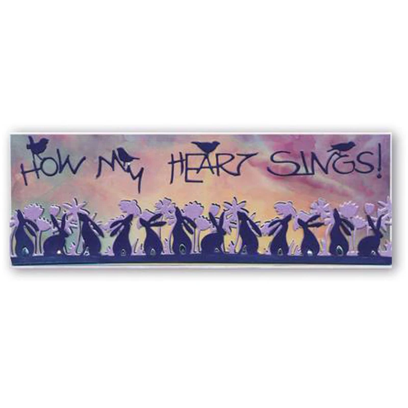 Металлические режущие штампы QWELL для скрапбукинга и создания карт тиснение