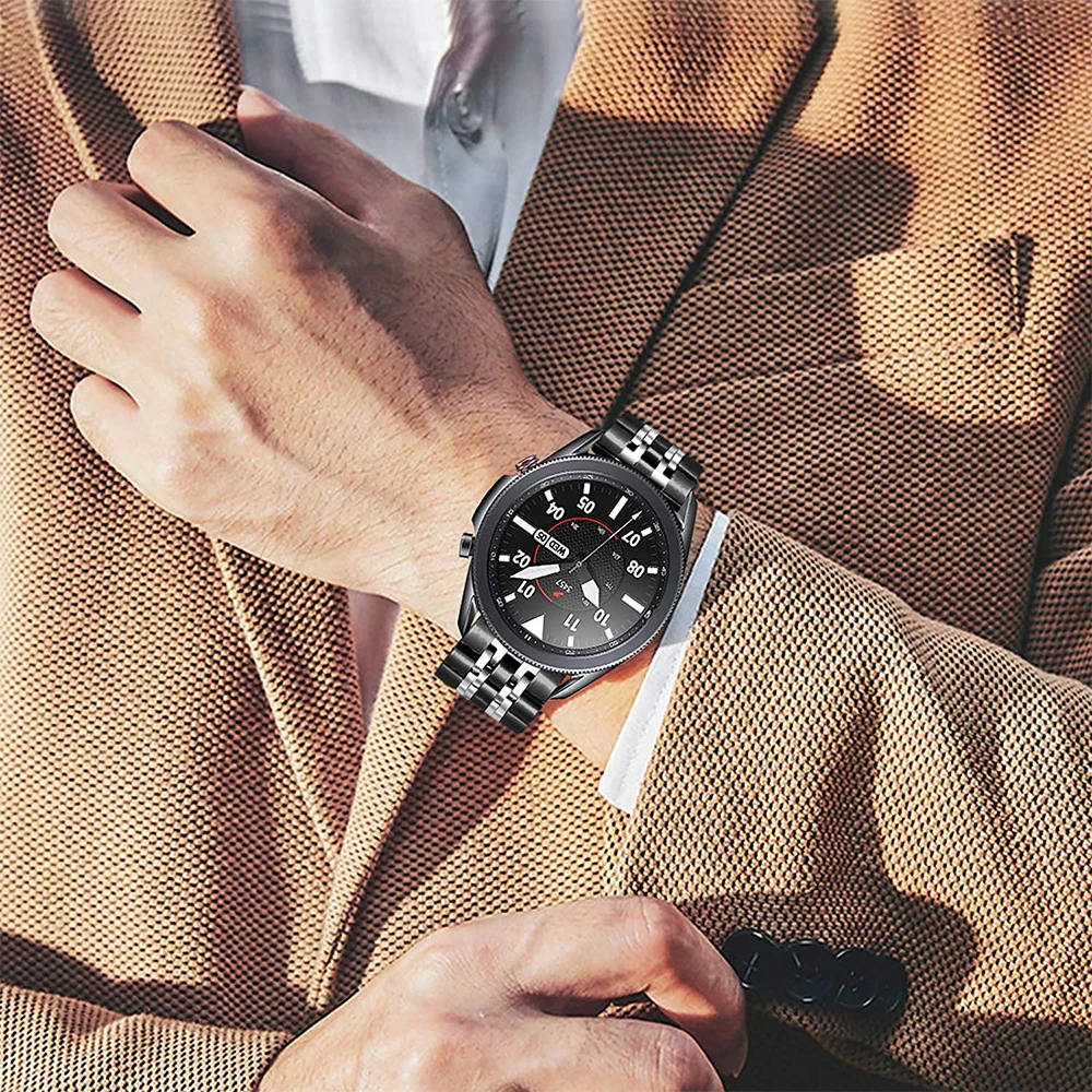 Stainless Steel Strap for Samsung Galaxy Watch 3 41/45mm  Metal Band Watchband for Galaxy 42/46mm Watch Active 2 Gear S3 20/22mm