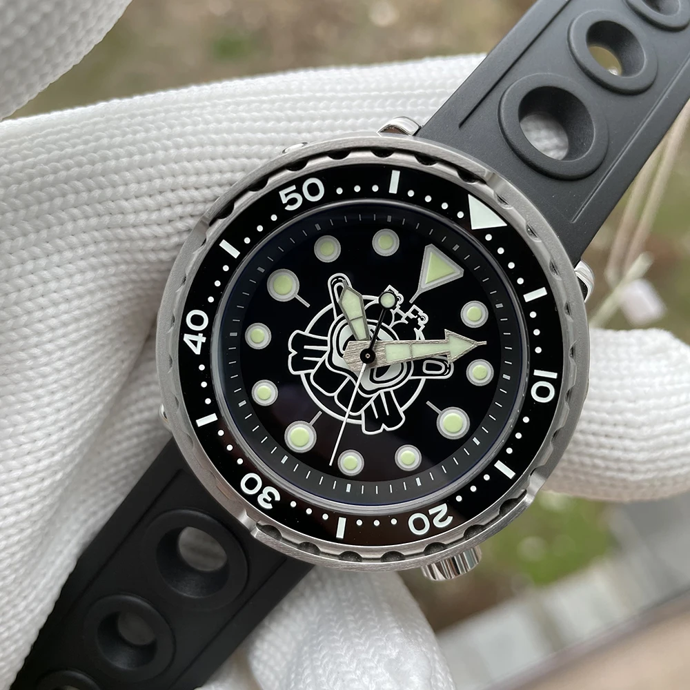 

New Arrivals SD1975P STEELDIVE Men's Diving Watch Super Luminous Dial Japan NH35 Movement 300m Waterproof Mechanical Wristwatch