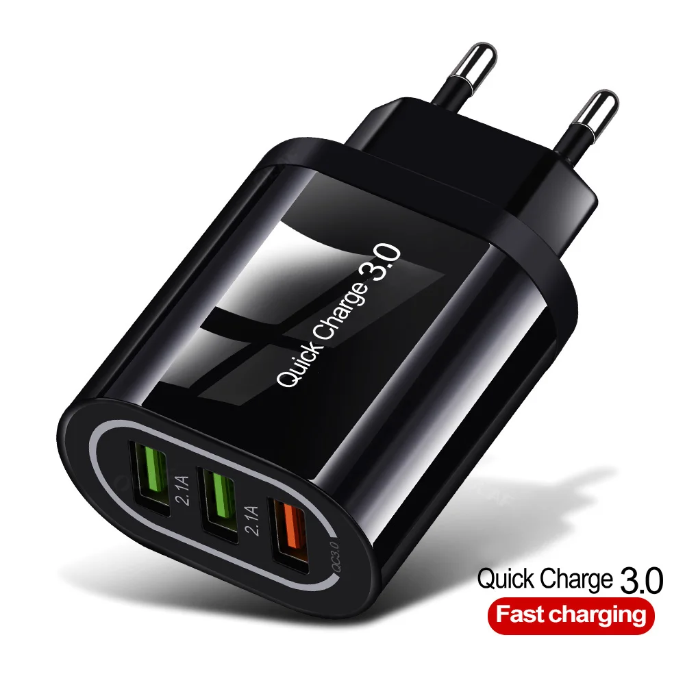 Suhach Быстрая зарядка 3 0 USB зарядное устройство для iPhone Xr Samsung S10 Xiaomi Huawei быстрое QC