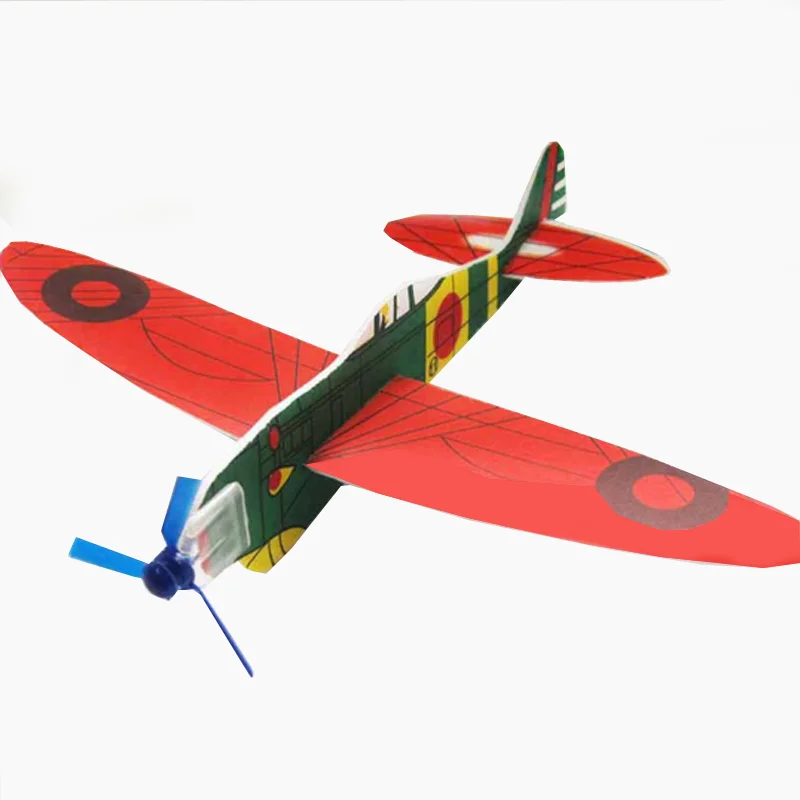 4 шт. DIY детские мини пена ручной работы метание летающих самолета планер