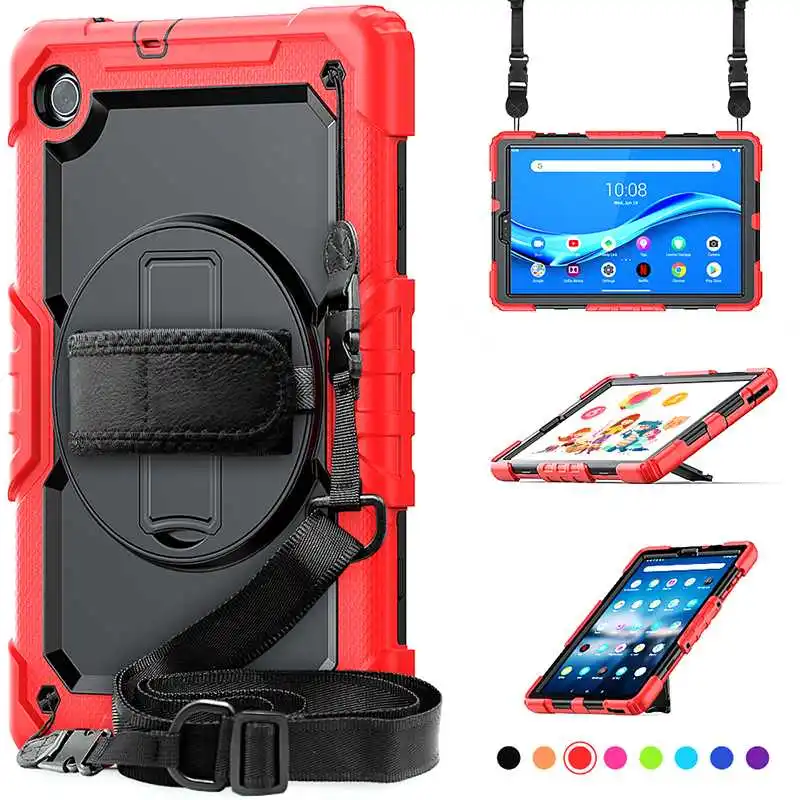 

Full Protection Straps Case For Lenovo Tab M8 FHD HD M10 Plus Gen 2 Tablet Case Cover