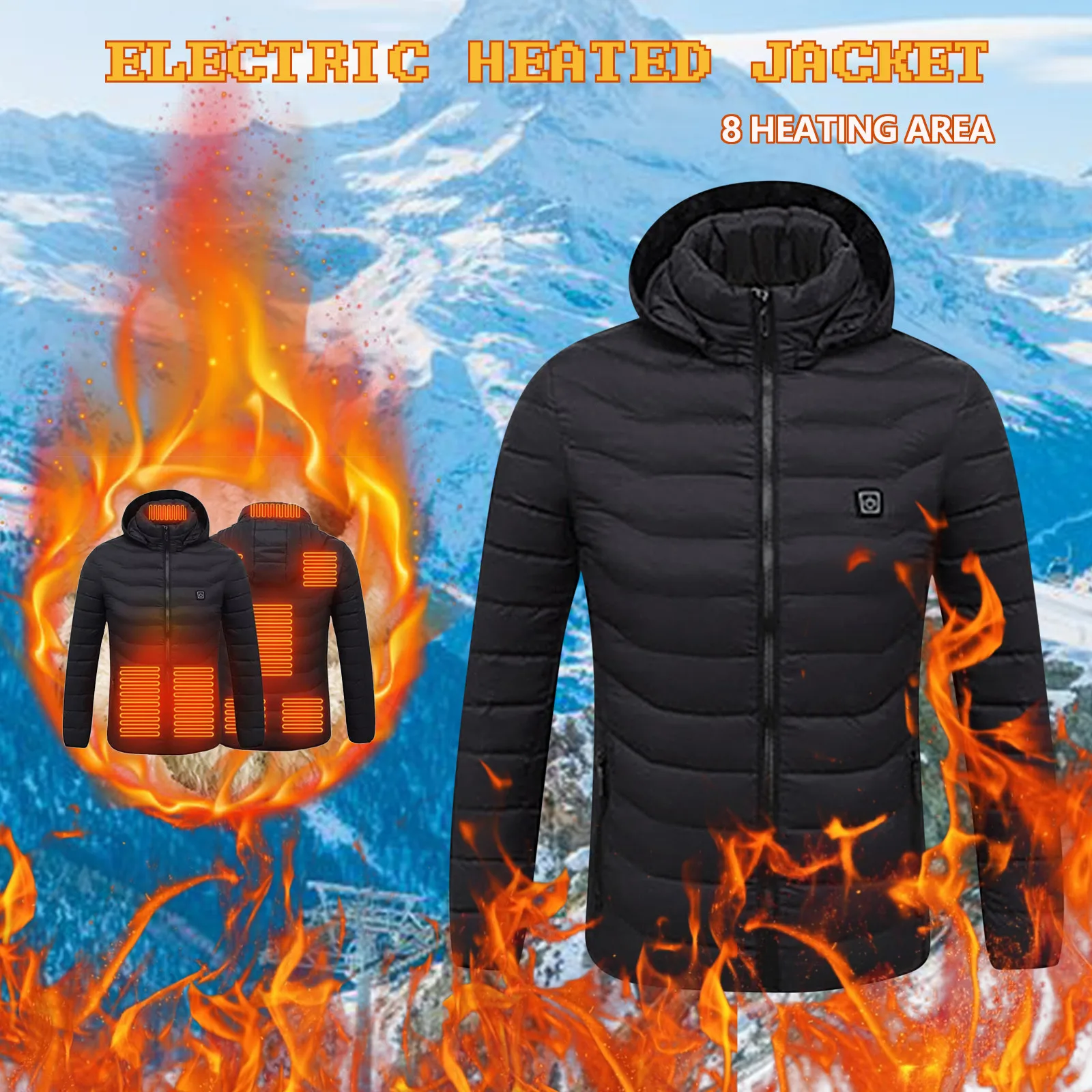 

Skiing Via Coat Fishing Clothing Heated For Heated Outdoor Riding Women's Coat