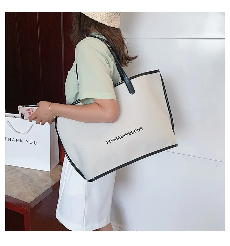 

This Year's Popular Large-Capacity 2021 New Women Trendy Wild Brand Minimalist Texture Designer Shoulder Handbag