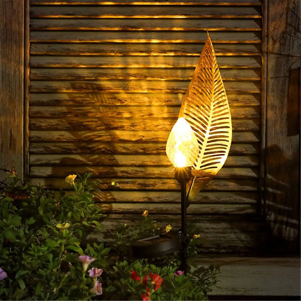 

Solar Simulation Flower Leaf Branch Lawn Ornamental Outdoor Garden household waterproof landscape lamp