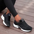Кроссовки женские с воздушной подушкой, дышащие, сетчатые, мягкая подошва, Спортивная Уличная обувь для бега