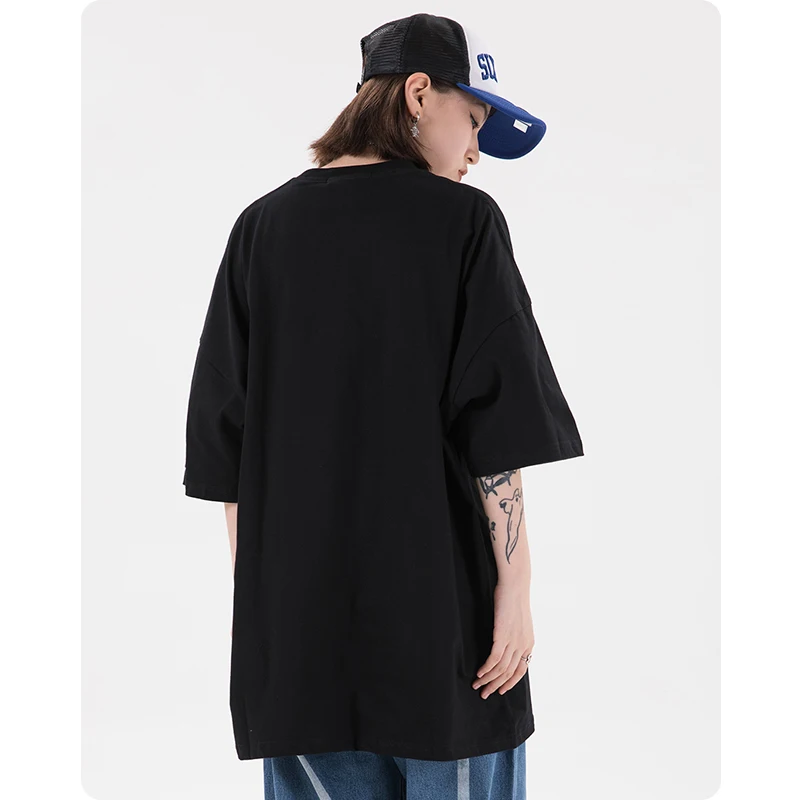 

2021SS lover Poster letter print loose short sleeve women Men's clothes Harajuku Hip hop High street t-shirt oversized tops TEE