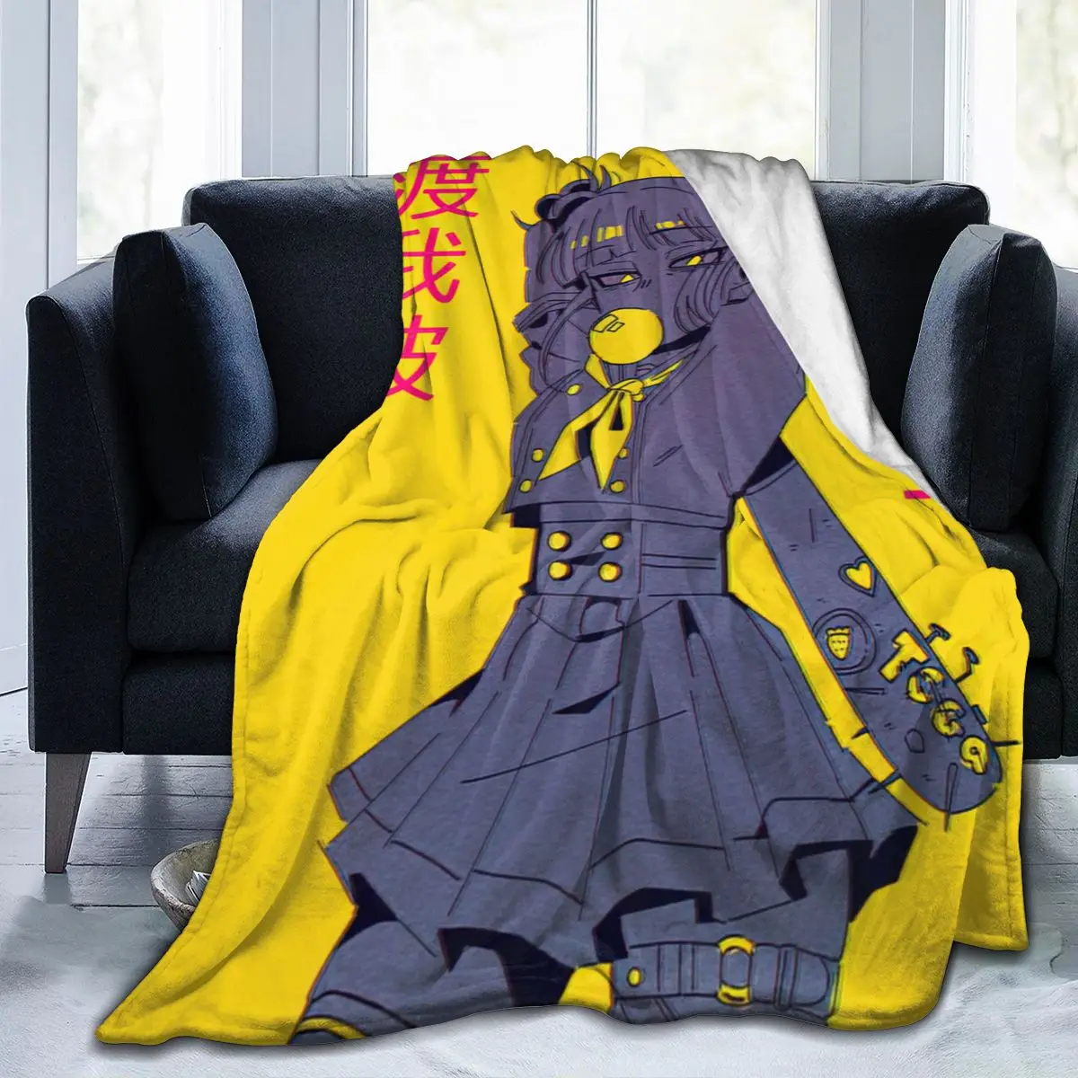 

3D Cartoon Sherpa Blanket Warm Super Soft Flannel Office Nap Bedspread Sofa Bedding Plush Quilt Plaids 300698979