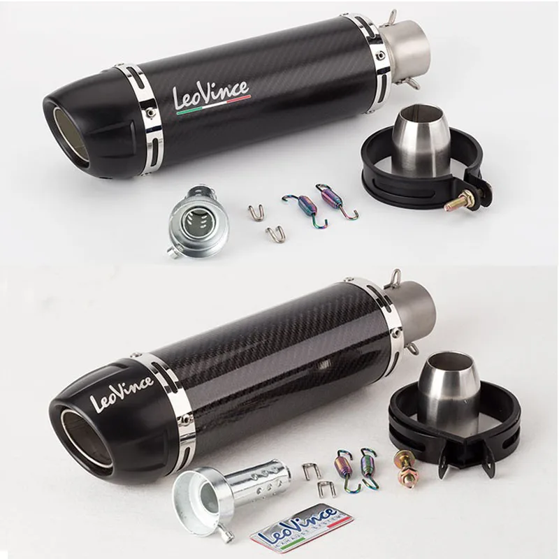 Мотоцикл выхлопной 51 мм Входной Универсальный мотоциклетный глушитель из