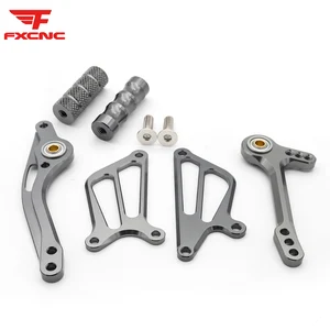 for honda cbf150 cb190r cb 190r cbf 150 cnc aluminum alloy motorcycle rearset footrest footpeg pedal rear set accessories part free global shipping