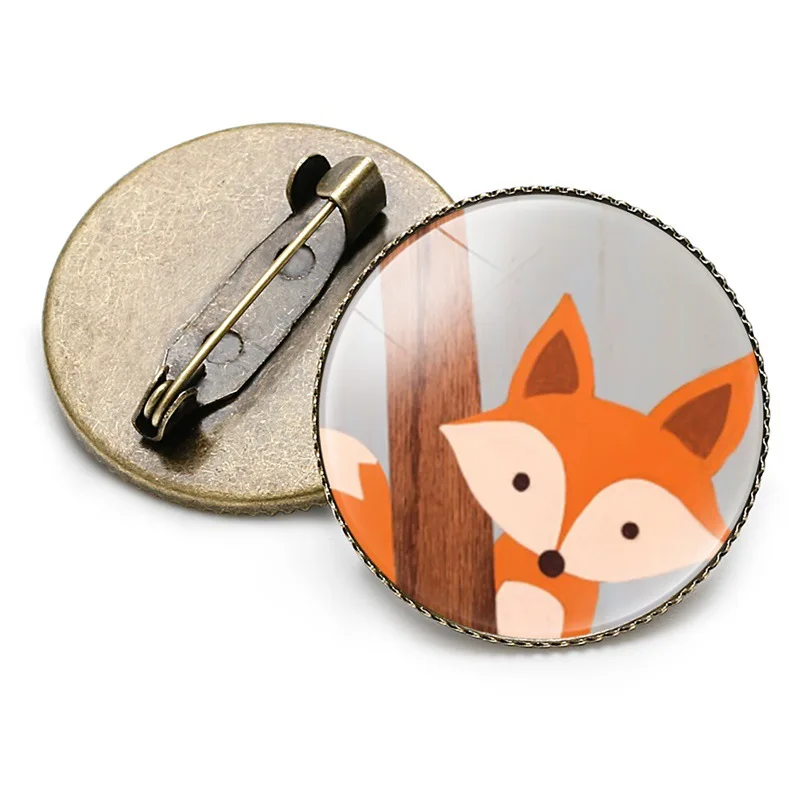 Милые колготки с изображением лисы и украшением в виде цветка разрисованные