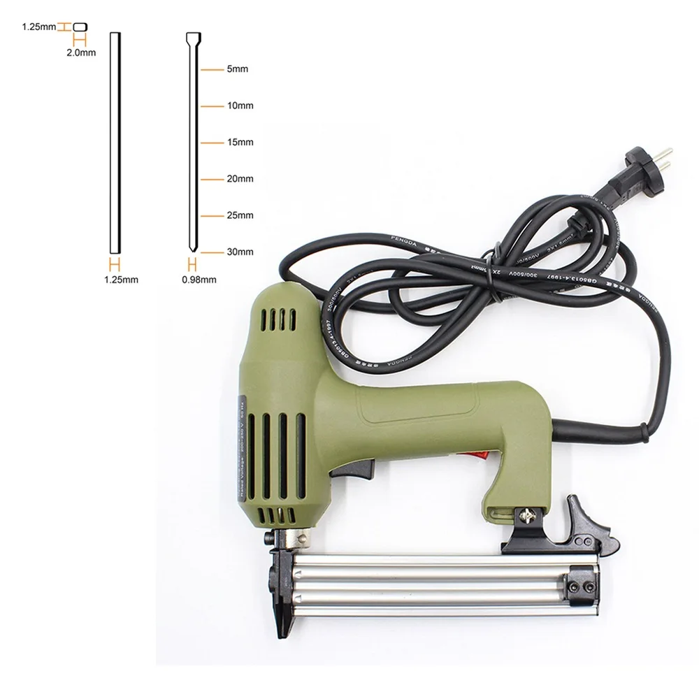 Электрический строительный степлер Laecabv 1750 Вт для деревообработки 200 250