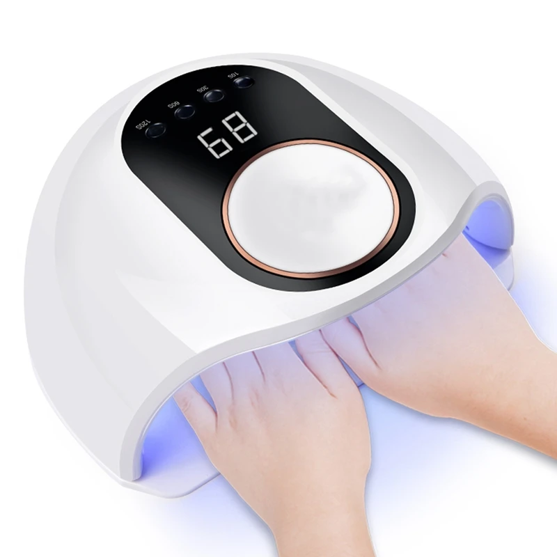 

168W LED Lamp Nail Dryer 42 LEDs UV Ice Lamp for Drying Gel Polish Timer Auto Sensor Manicure Tools EU Plug