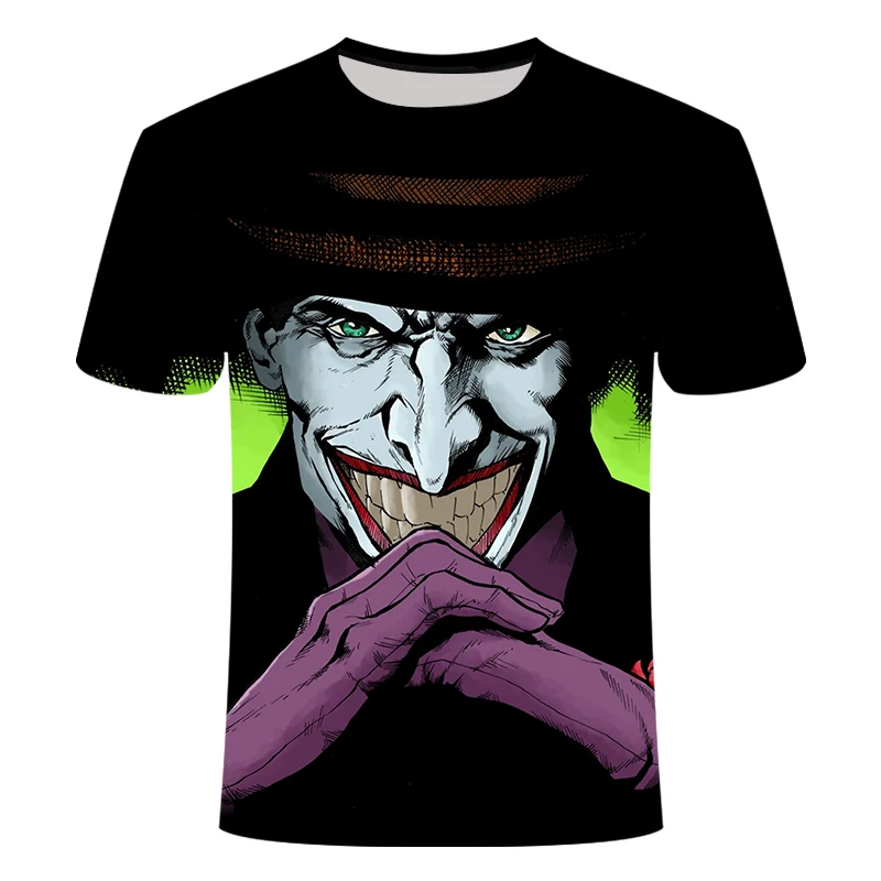 Horror Movie It 3d Printed T-shirt Men's Women's Summer Clown Casual Top |