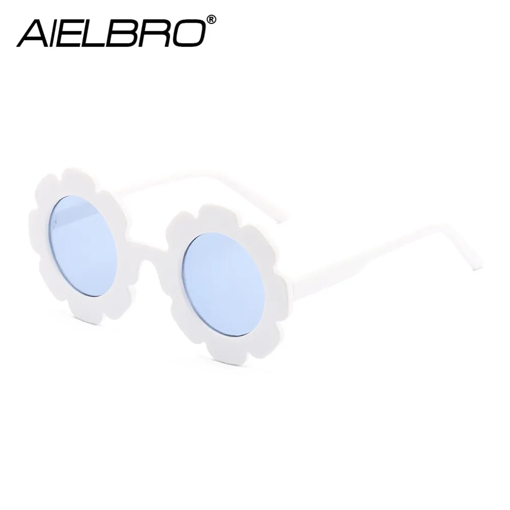 Детские солнцезащитные очки AIELBRO круглые винтажные с защитой UV400 | Спорт и