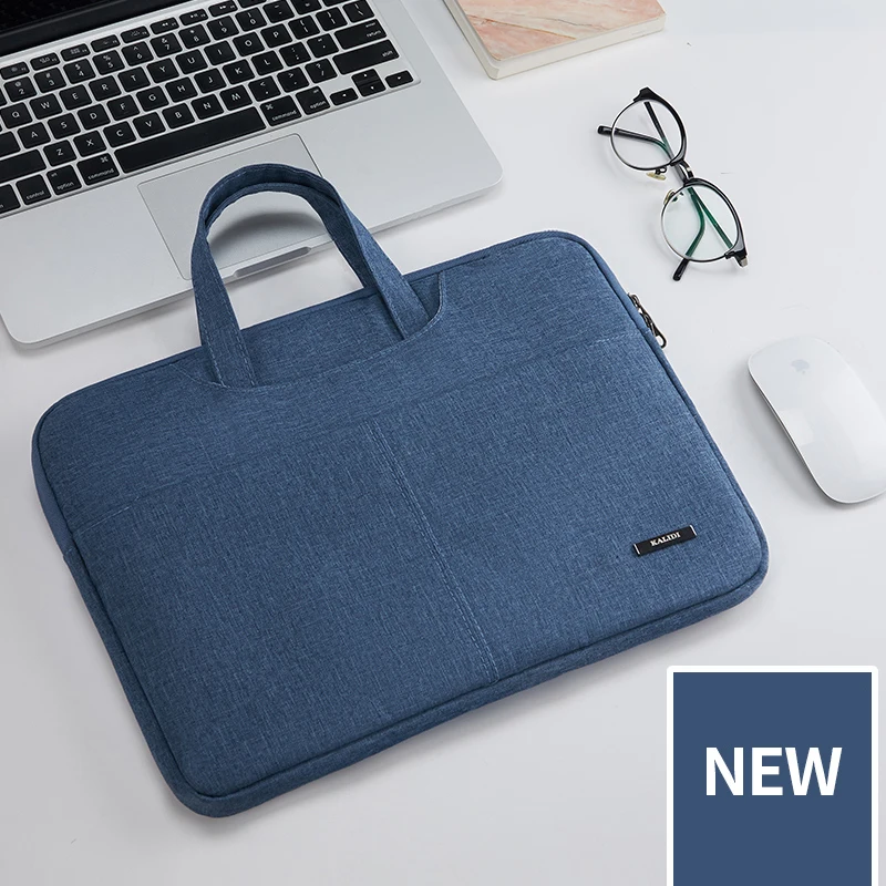NEW Blue Сумка KALIDI для ноутбука 13,3 14 15 15,6 дюймов Сумка для ноутбука Macbook Air Pro 11 13 15 Dell Asus hp acer чехол для ноутбука водонепроницаемый - Цвет: NEW Blue