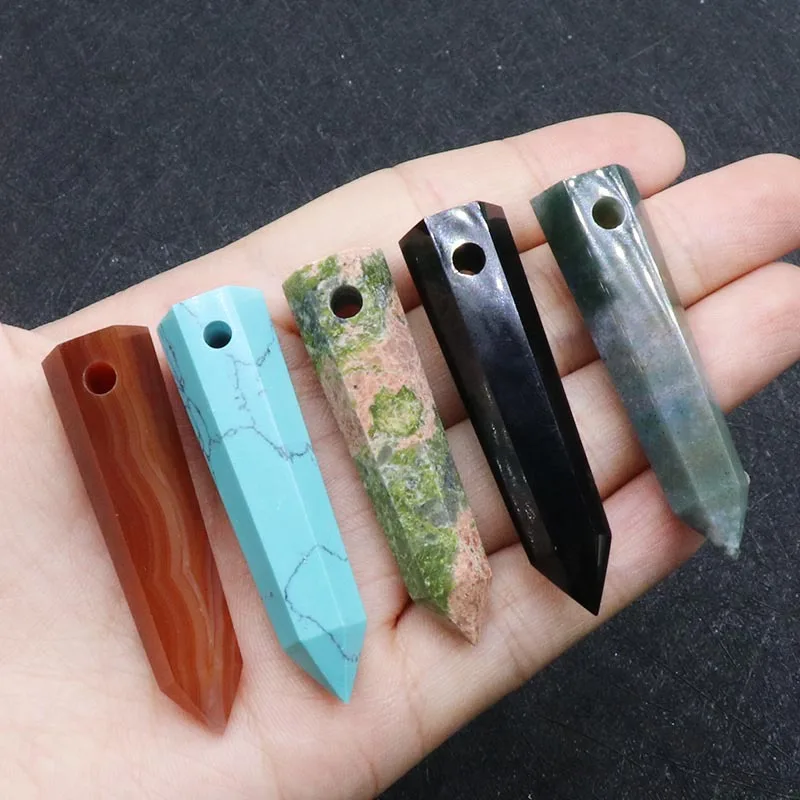 Большая Пуля маятник розовый кристаллический кварц ожерелье амулет натуральный