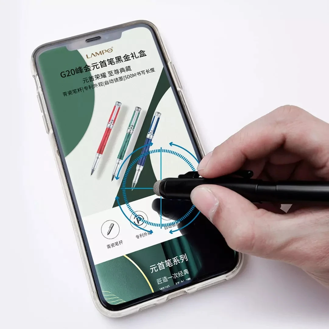 LAMPO Универсальный 2 в 1 стилус ручка для подписи 0 5 мм планшет Nano емкостный экран
