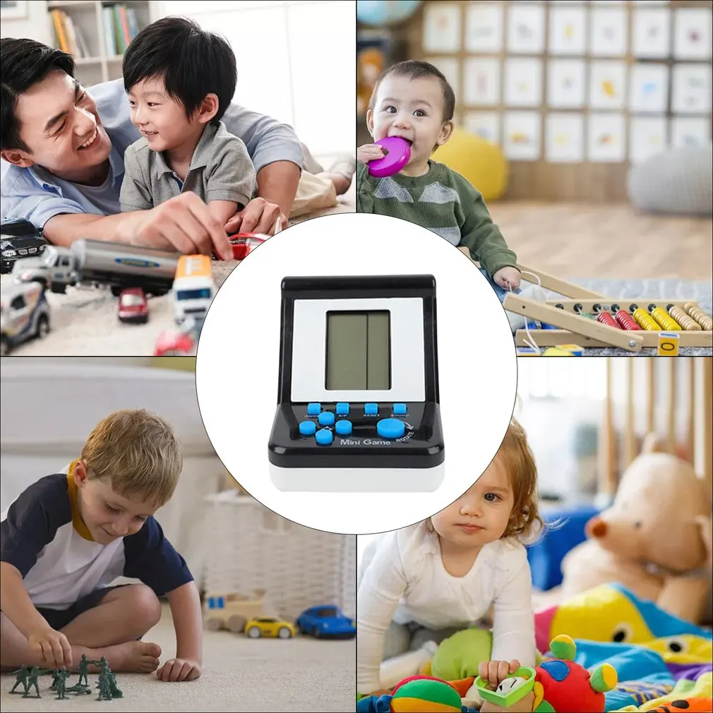 

Handheld Game Consoles Retro Video Game Player Handheld Game Players Gamepads for Kids Gift Tetris game console