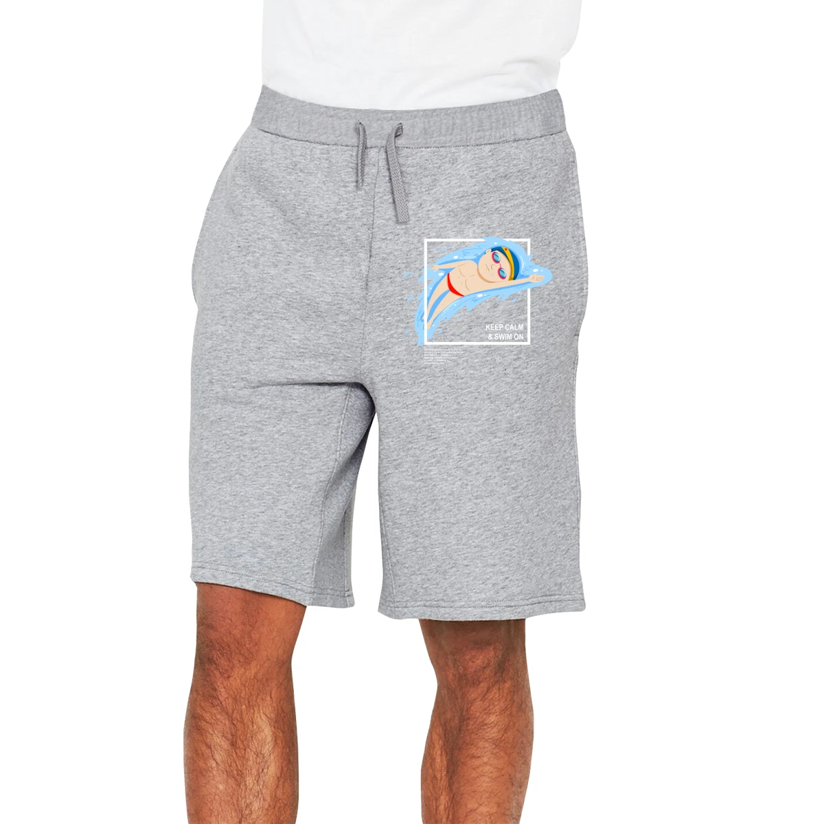 

Men's Short Sweatpants Daily Casual Home Furnishing Straight Attach Pocket