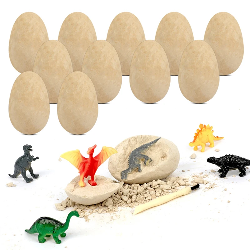 Comitok-Kit de excavaci&oacute;n de dinosaurios para ni&ntilde;os, juguete educativo de excavaci&oacute;n de huevos de dinosaurios, modelo de esqueleto de ensamblaje, modelo PR49-1
