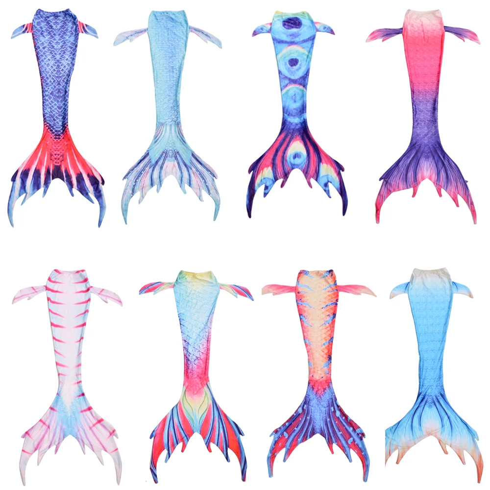 Купальный пляжный костюм Русалочки для девочек без моноласта детская одежда