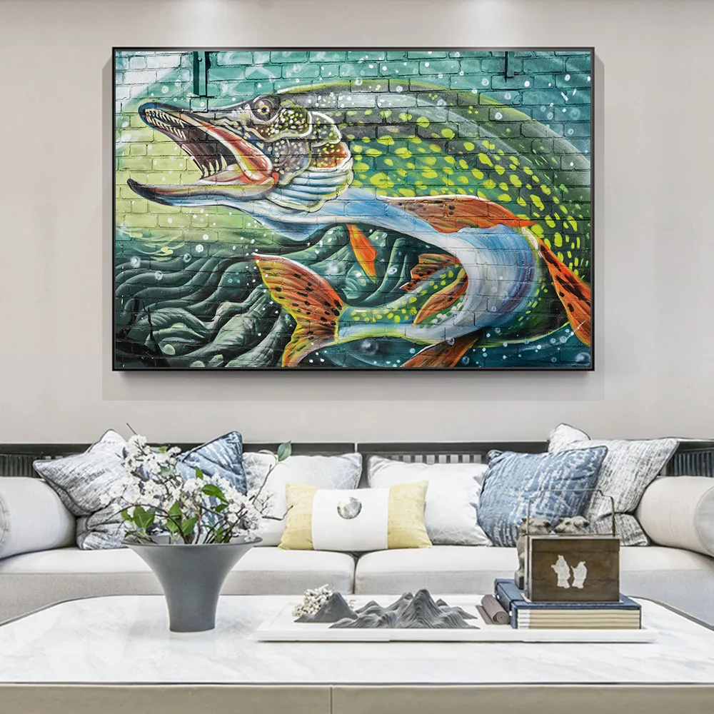 Граффити поп настенная Картина на холсте постеры печатные абстрактные настенные