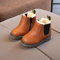 2019 new waterproof shoes winter fashion snow boys girls plush warm big kids leather boots baby 1 2 3 4 5 6 7 8 9 10 11 12 years