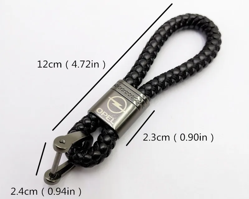 Автомобильный брелок металлический кожаный для ключей opel Adam Astra J K Corsa Insignia Zafira