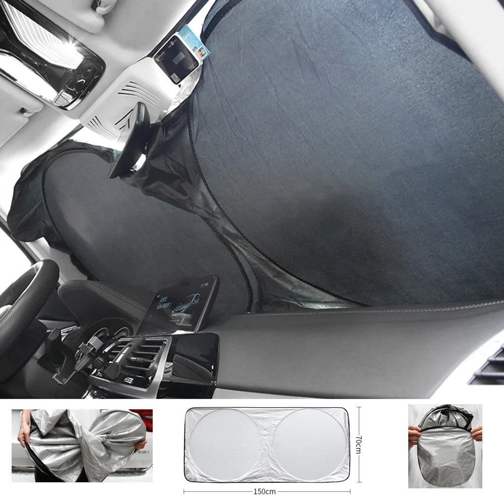 

UV Protection Shield Universal Front Rear Car Window Sunshade Sun Shade Visor Windshield Cover Auto Car SunShade Anti Snow Ice