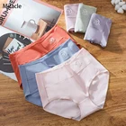 Женские хлопковые трусики со средней талией, женское нижнее белье, мягкие трусики для женщин, женские трусики большого размера XXXL