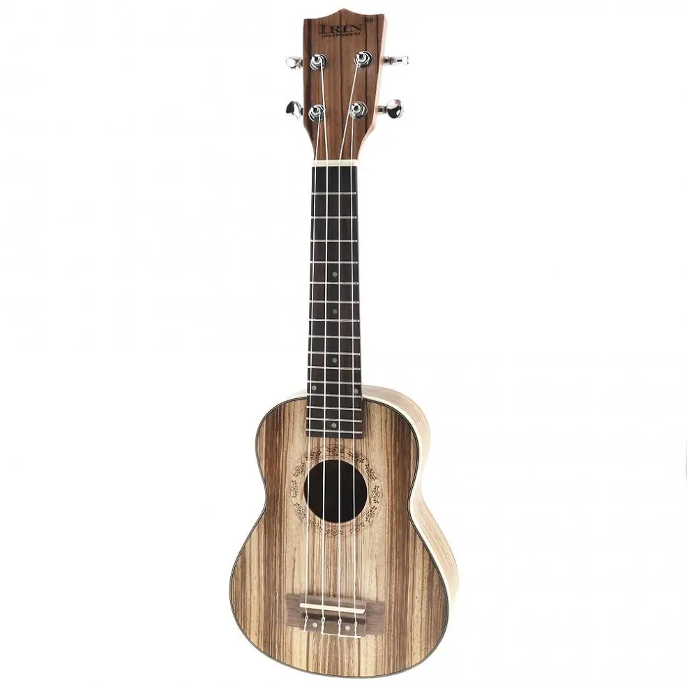 21 дюймов сопрано укулеле 15 Лада четыре струны Зебра дерево гитара Ukelele музыкальный струнный инструмент