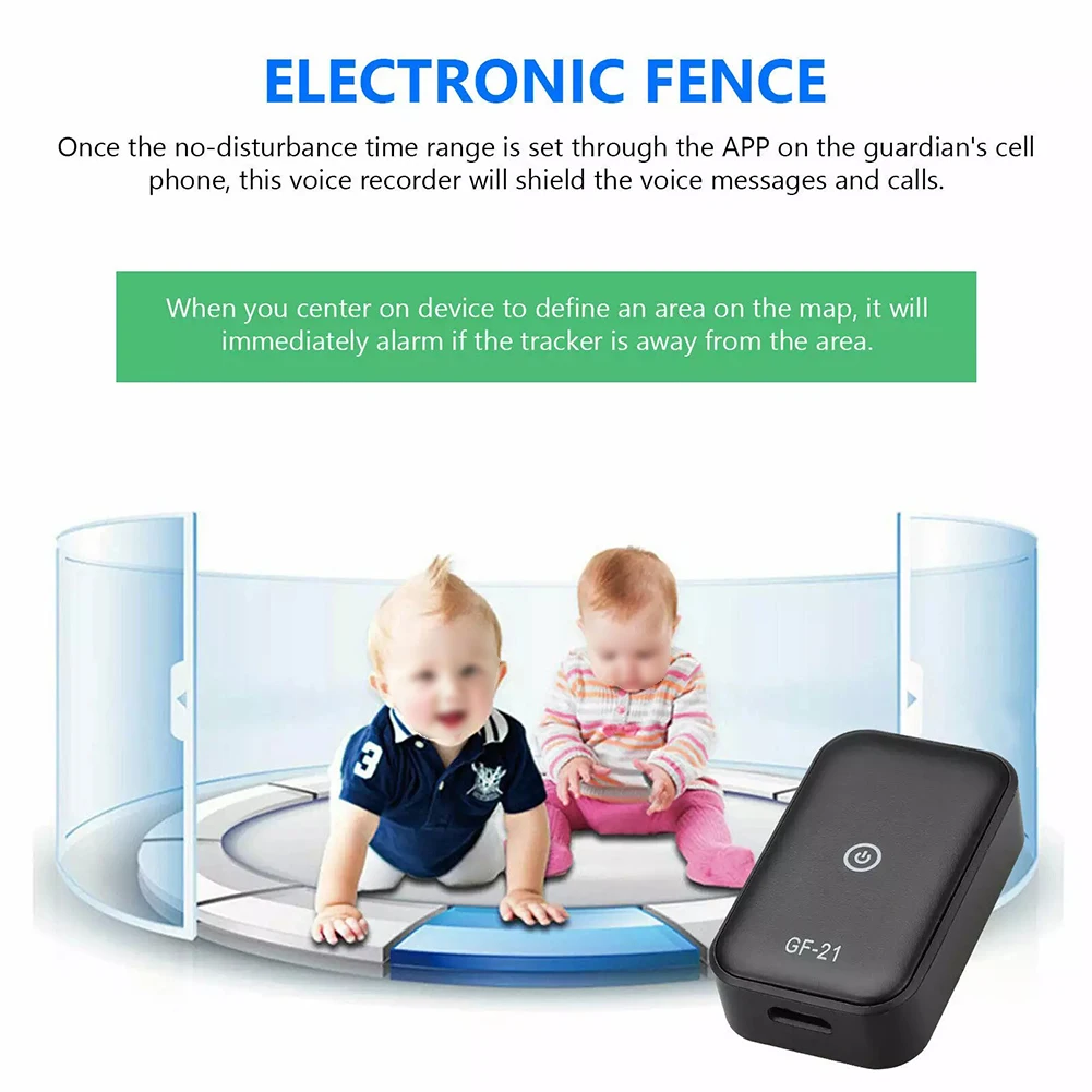 

For Android And IOS Car Tracker Li-ion Battery Mini GPS USB Charger Black