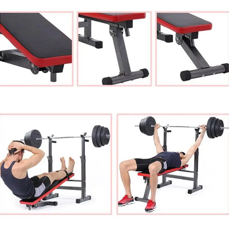 

Weightlifting Hot Fitness Equipment Dumbbell Household Foldable Fitness Multifunctional Sit-up Board Weight Benches HWC