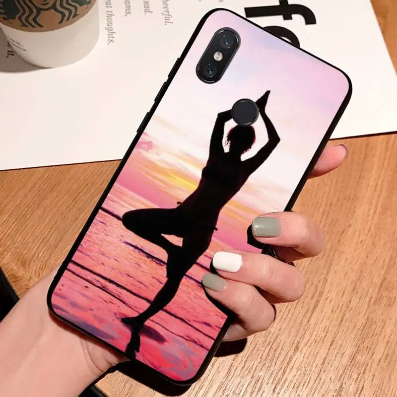 

um Om Yoga art pattern luxury Phone Case coque For Xiaomi Redmi note 7 8 9 t k30 max3 9 s 10 pro lite protective shell
